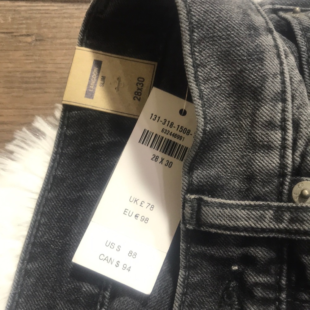 Abercrombie & Fitch Langdon Slim Distressed Black - Picture 7 of 7
